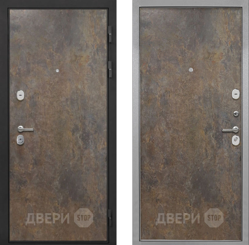 Входная металлическая Дверь Интекрон (INTECRON) Гектор Гранж Гладкая Гранж в Краснознаменске