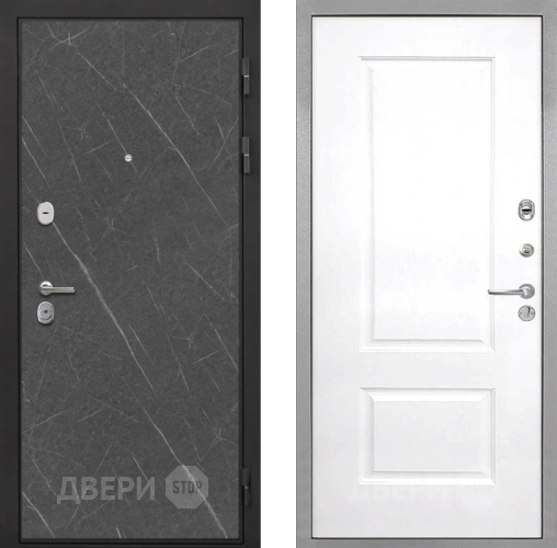 Входная металлическая Дверь Интекрон (INTECRON) Гектор Гранит Лава Оникс Альба Роял Вуд белый в Краснознаменске