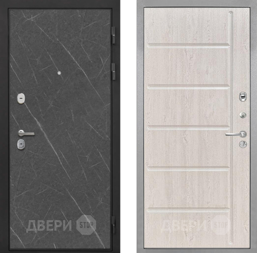Входная металлическая Дверь Интекрон (INTECRON) Гектор Гранит Лава Оникс ФЛ-102 Сосна белая в Краснознаменске