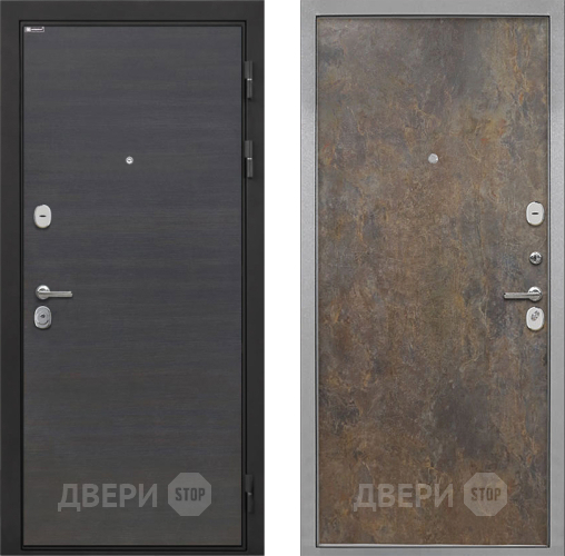 Входная металлическая Дверь Интекрон (INTECRON) Гектор Эковенге Гладкая Гранж в Краснознаменске