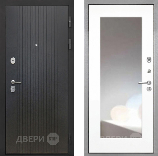 Дверь Интекрон (INTECRON) Гектор ФЛ-295 ФЛЗ-120-М Зеркало Белый матовый в Краснознаменске