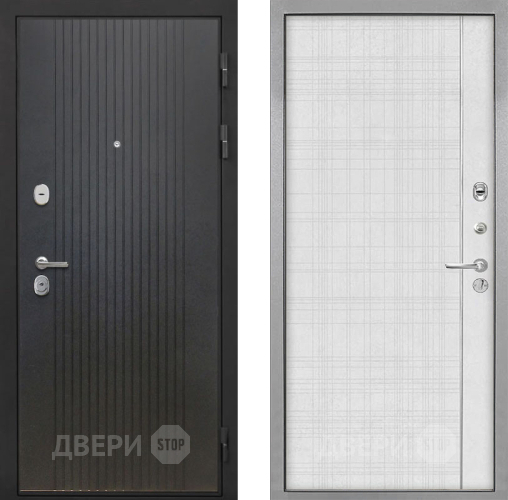 Входная металлическая Дверь Интекрон (INTECRON) Гектор ФЛ-295 В-07 с молдингом Лофт белый в Краснознаменске
