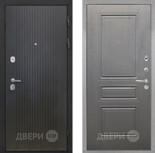 Входная металлическая Дверь Интекрон (INTECRON) Гектор ФЛ-295 ФЛ-243 Графит вуд дуб в Краснознаменске