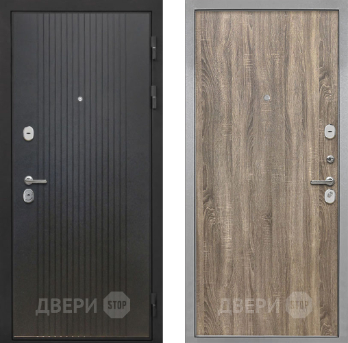 Входная металлическая Дверь Интекрон (INTECRON) Гектор ФЛ-295 Гладкая Дуб турин в Краснознаменске