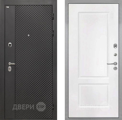 Дверь Интекрон (INTECRON) Олимпия Black 4К КВ-2 Белый матовый в Краснознаменске