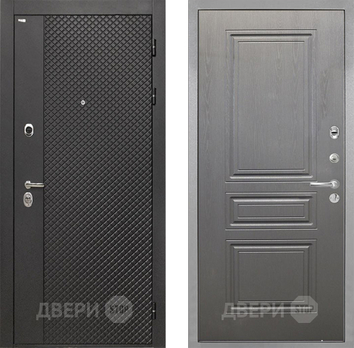 Дверь Интекрон (INTECRON) Олимпия Black 4К ФЛ-243 Графит вуд дуб в Краснознаменске