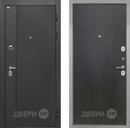 Дверь Интекрон (INTECRON) Олимпия Black 4К ФЛ-295 Лофт черный в Краснознаменске