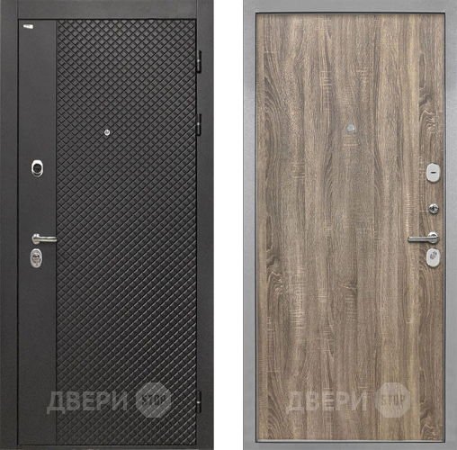 Дверь Интекрон (INTECRON) Олимпия Black 4К Гладкая Дуб турин в Краснознаменске