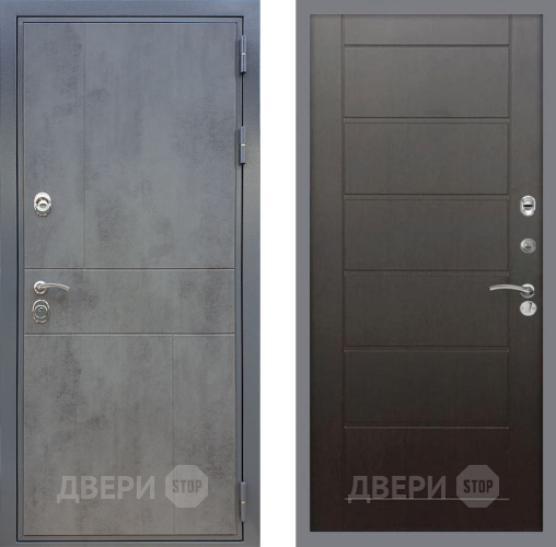Входная металлическая Дверь Рекс (REX) ФЛ-290 Сити Венге в Краснознаменске