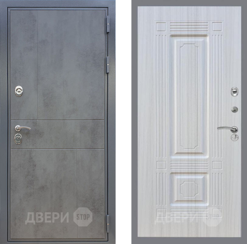 Входная металлическая Дверь Рекс (REX) ФЛ-290 FL-2 Сандал белый в Краснознаменске