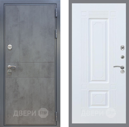 Входная металлическая Дверь Рекс (REX) ФЛ-290 FL-2 Силк Сноу в Краснознаменске