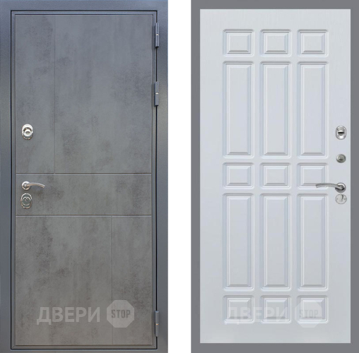 Дверь Рекс (REX) ФЛ-290 FL-33 Белый ясень в Краснознаменске