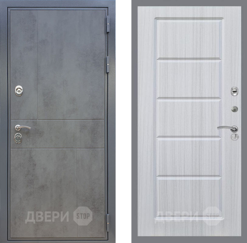 Входная металлическая Дверь Рекс (REX) ФЛ-290 FL-39 Сандал белый в Краснознаменске