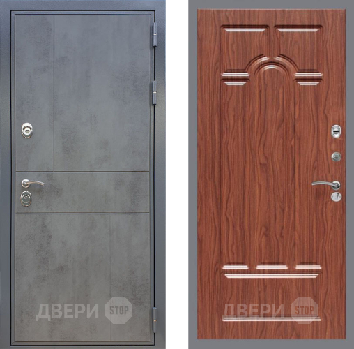 Дверь Рекс (REX) ФЛ-290 FL-58 орех тисненый в Краснознаменске