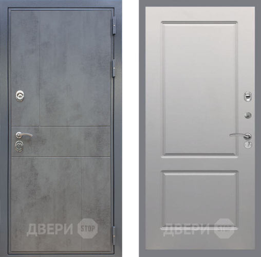 Входная металлическая Дверь Рекс (REX) ФЛ-290 FL-117 Грей софт в Краснознаменске