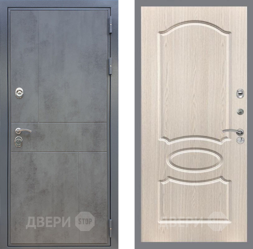Дверь Рекс (REX) ФЛ-290 FL-128 Беленый дуб в Краснознаменске