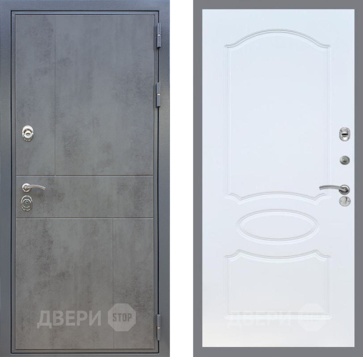 Дверь Рекс (REX) ФЛ-290 FL-128 Белый ясень в Краснознаменске