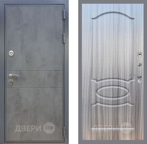 Входная металлическая Дверь Рекс (REX) ФЛ-290 FL-128 Сандал грей в Краснознаменске