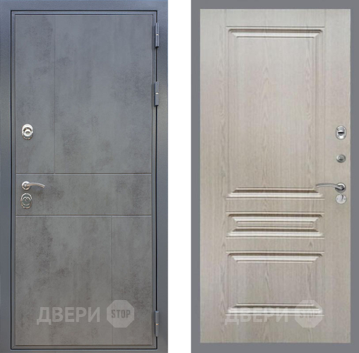 Входная металлическая Дверь Рекс (REX) ФЛ-290 FL-243 Беленый дуб в Краснознаменске