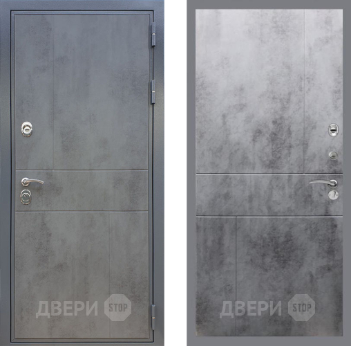 Входная металлическая Дверь Рекс (REX) ФЛ-290 FL-290 Бетон темный в Краснознаменске