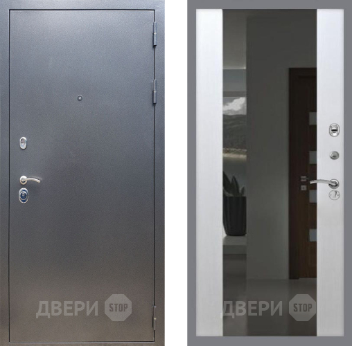 Дверь Рекс (REX) 11 СБ-16 Зеркало Белый ясень в Краснознаменске