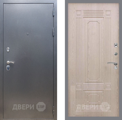 Входная металлическая Дверь Рекс (REX) 11 FL-2 Беленый дуб в Краснознаменске