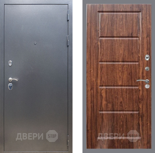 Входная металлическая Дверь Рекс (REX) 11 FL-39 орех тисненый в Краснознаменске