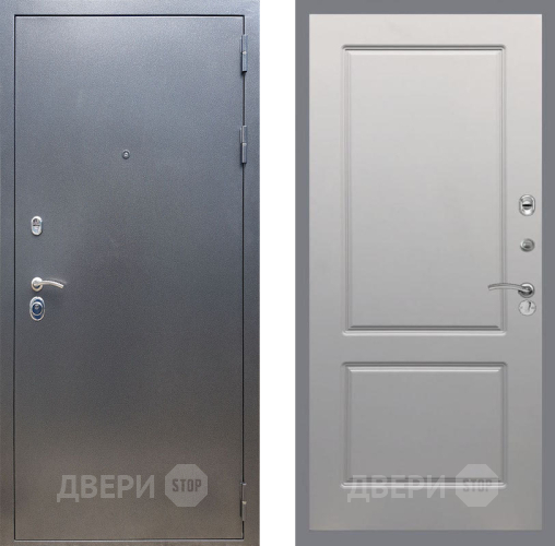 Входная металлическая Дверь Рекс (REX) 11 FL-117 Грей софт в Краснознаменске