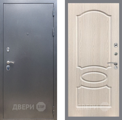 Входная металлическая Дверь Рекс (REX) 11 FL-128 Беленый дуб в Краснознаменске