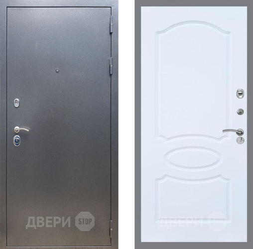 Входная металлическая Дверь Рекс (REX) 11 FL-128 Силк Сноу в Краснознаменске