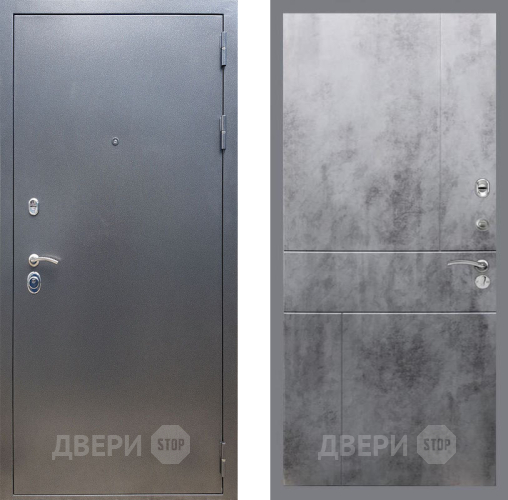 Входная металлическая Дверь Рекс (REX) 11 FL-290 Бетон темный в Краснознаменске