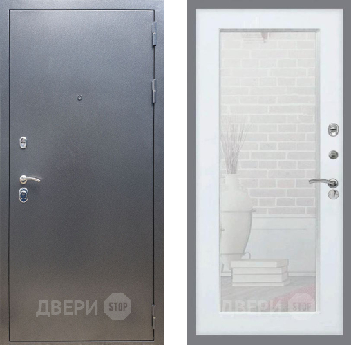 Дверь Рекс (REX) 11 Зеркало Пастораль Белый ясень в Краснознаменске