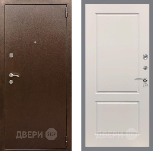 Входная металлическая Дверь Рекс (REX) 1А Медный Антик FL-117 Шампань в Краснознаменске