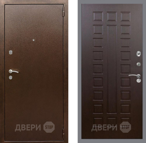 Входная металлическая Дверь Рекс (REX) 1А Медный Антик FL-183 Венге в Краснознаменске