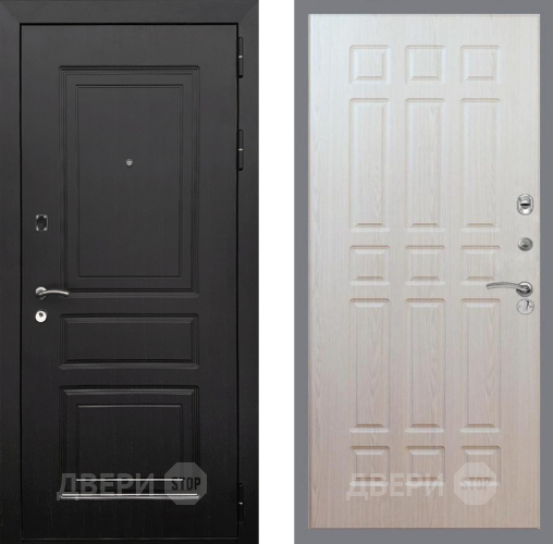 Входная металлическая Дверь Рекс (REX) 6 Венге FL-33 Беленый дуб в Краснознаменске