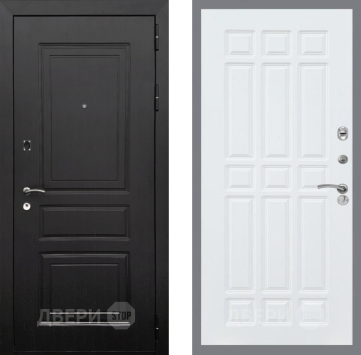 Входная металлическая Дверь Рекс (REX) 6 Венге FL-33 Силк Сноу в Краснознаменске