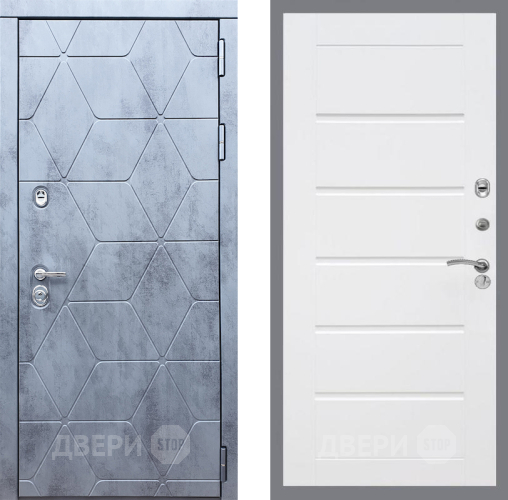 Входная металлическая Дверь Рекс (REX) 28 Сити Белый ясень в Краснознаменске