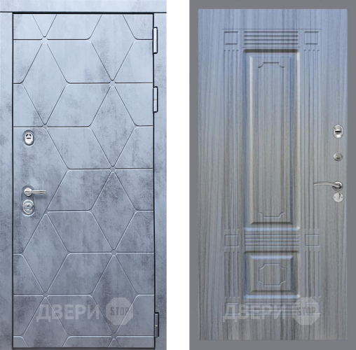 Входная металлическая Дверь Рекс (REX) 28 FL-2 Сандал грей в Краснознаменске