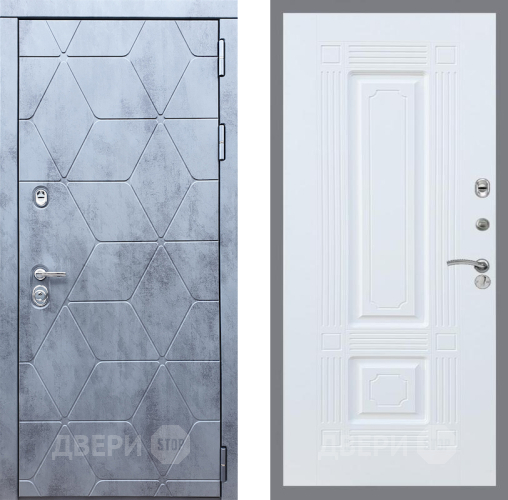Входная металлическая Дверь Рекс (REX) 28 FL-2 Силк Сноу в Краснознаменске