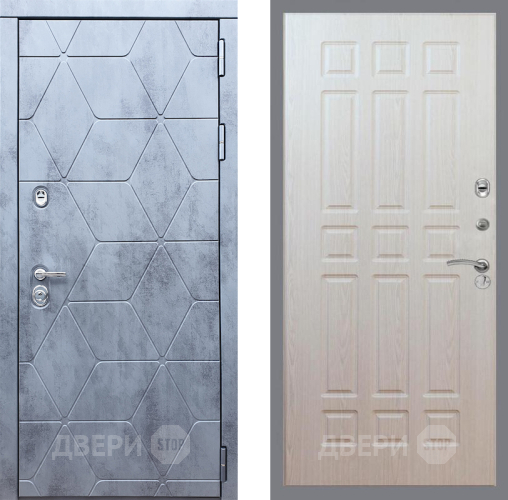 Входная металлическая Дверь Рекс (REX) 28 FL-33 Беленый дуб в Краснознаменске