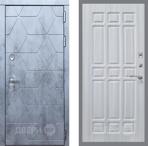 Входная металлическая Дверь Рекс (REX) 28 FL-33 Сандал белый в Краснознаменске