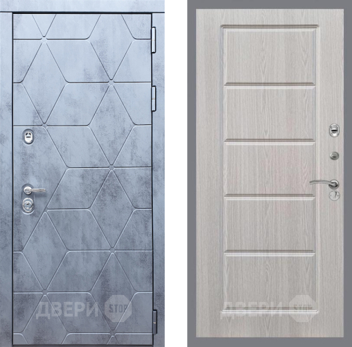 Входная металлическая Дверь Рекс (REX) 28 FL-39 Беленый дуб в Краснознаменске