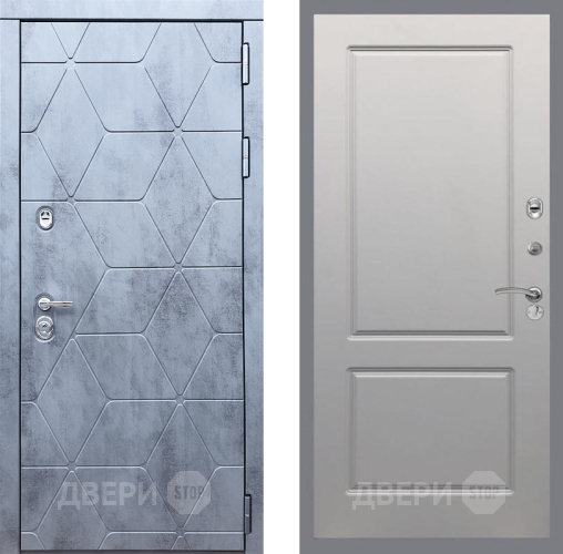 Входная металлическая Дверь Рекс (REX) 28 FL-117 Грей софт в Краснознаменске
