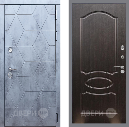 Входная металлическая Дверь Рекс (REX) 28 FL-128 Венге светлый в Краснознаменске