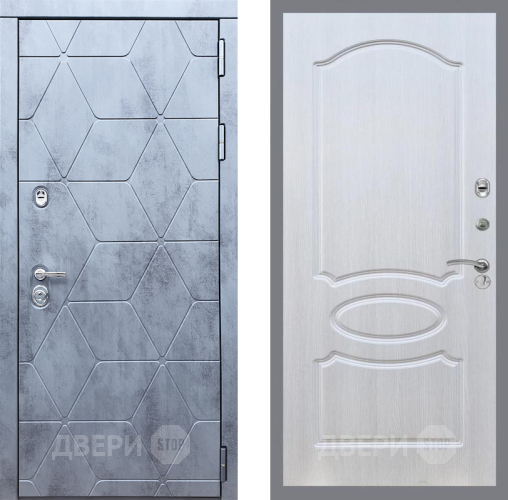 Входная металлическая Дверь Рекс (REX) 28 FL-128 Лиственница беж в Краснознаменске