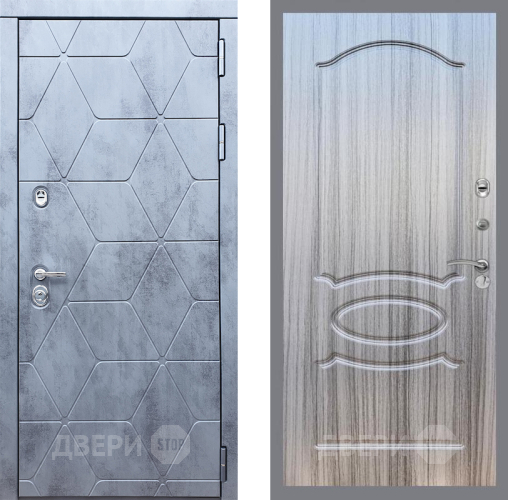 Входная металлическая Дверь Рекс (REX) 28 FL-128 Сандал грей в Краснознаменске