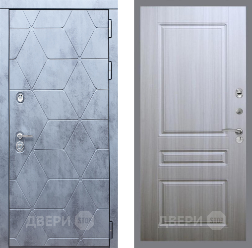 Входная металлическая Дверь Рекс (REX) 28 FL-243 Сандал белый в Краснознаменске