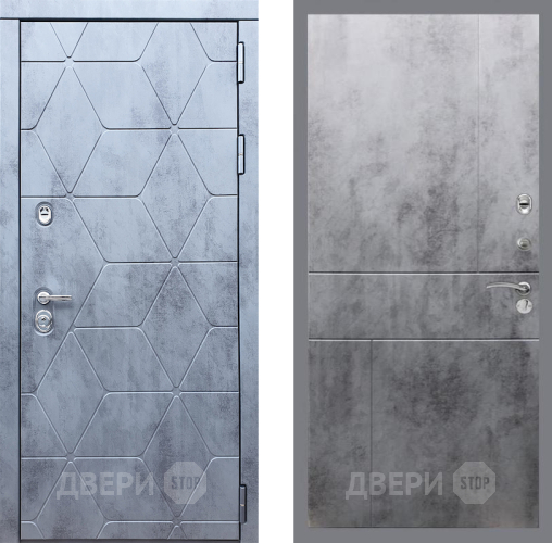 Входная металлическая Дверь Рекс (REX) 28 FL-290 Бетон темный в Краснознаменске