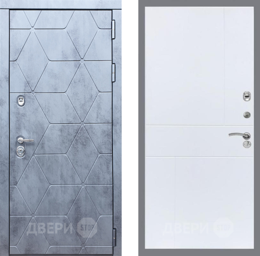 Входная металлическая Дверь Рекс (REX) 28 FL-290 Силк Сноу в Краснознаменске