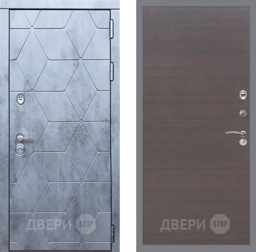 Входная металлическая Дверь Рекс (REX) 28 GL венге поперечный в Краснознаменске